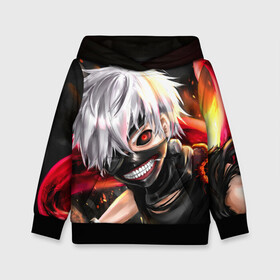Детская толстовка 3D с принтом Tokyo Ghoul (6) в городе Новоалтайск, 100% полиэстер | двухслойный капюшон со шнурком для регулировки, мягкие манжеты на рукавах и по низу толстовки, спереди карман-кенгуру с мягким внутренним слоем | anime | ghoul | manga | tokyo | tokyo ghoul | анмие | гуль | манга | токийский гуль | токио
