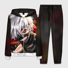 Мужской костюм 3D с принтом Tokyo Ghoul (6) в городе Новоалтайск, 100% полиэстер | Манжеты и пояс оформлены тканевой резинкой, двухслойный капюшон со шнурком для регулировки, карманы спереди | anime | ghoul | manga | tokyo | tokyo ghoul | анмие | гуль | манга | токийский гуль | токио