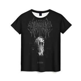 Женская футболка 3D с принтом Ghostemane в городе Новоалтайск, 100% полиэфир ( синтетическое хлопкоподобное полотно) | прямой крой, круглый вырез горловины, длина до линии бедер | ghostemane | ghostemane mercury | ghostemane nihi | trash gang | гостмейн