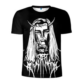 Мужская футболка 3D спортивная с принтом Ghostemane devil в городе Новоалтайск, 100% полиэстер с улучшенными характеристиками | приталенный силуэт, круглая горловина, широкие плечи, сужается к линии бедра | ghostemane | ghostemane mercury | ghostemane nihi | trash gang | гостмейн