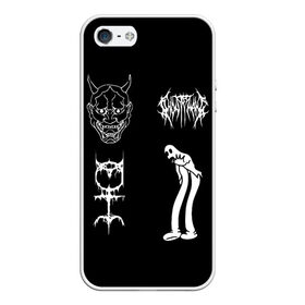 Чехол для iPhone 5/5S матовый с принтом Ghostemane Mercury sign в городе Новоалтайск, Силикон | Область печати: задняя сторона чехла, без боковых панелей | ghostemane | ghostemane mercury | ghostemane nihi | trash gang | гостмейн