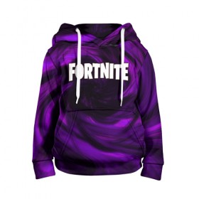 Детская толстовка 3D с принтом FORTNITE в городе Новоалтайск, 100% полиэстер | двухслойный капюшон со шнурком для регулировки, мягкие манжеты на рукавах и по низу толстовки, спереди карман-кенгуру с мягким внутренним слоем | Тематика изображения на принте: fortnite | битва | игра | компьютерная игра | королевская | надпись | симулятор | фортнайт