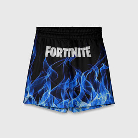Детские спортивные шорты 3D с принтом FORTNITE в городе Новоалтайск,  100% полиэстер
 | пояс оформлен широкой мягкой резинкой, ткань тянется
 | Тематика изображения на принте: fortnite | битва | игра | компьютерная игра | королевская | надпись | симулятор | фортнайт