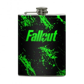 Фляга с принтом Токсический Fallout 2 в городе Новоалтайск, металлический корпус | емкость 0,22 л, размер 125 х 94 мм. Виниловая наклейка запечатывается полностью | fallout | game | pc | игра | пк | токсины | фалаут | ядерное оружие