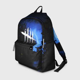 Рюкзак 3D с принтом DEAD BY DAYLIGHT в городе Новоалтайск, 100% полиэстер | лямки с регулируемой длиной, сверху петелька, чтобы рюкзак можно было повесить на вешалку. Основное отделение закрывается на молнию, как и внешний карман. Внутри два дополнительных кармана, один из которых закрывается на молнию. По бокам два дополнительных кармашка | dead by daylight | game | hillbilly | maniacs | trapper | wraith | деревенщина | игра | мертвые днем | охотник | призрак