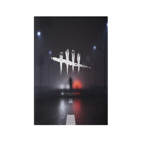 Обложка для паспорта матовая кожа с принтом DEAD BY DAYLIGHT в городе Новоалтайск, натуральная матовая кожа | размер 19,3 х 13,7 см; прозрачные пластиковые крепления | dead by daylight | game | hillbilly | maniacs | trapper | wraith | деревенщина | игра | мертвые днем | охотник | призрак