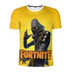 Мужская футболка 3D спортивная с принтом FORTNITE в городе Новоалтайск, 100% полиэстер с улучшенными характеристиками | приталенный силуэт, круглая горловина, широкие плечи, сужается к линии бедра | fortnite | битва | игра | компьютерная игра | королевская | надпись | симулятор | фортнайт