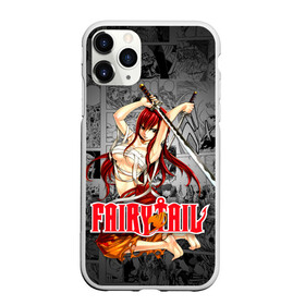 Чехол для iPhone 11 Pro Max матовый с принтом Fairy Tail (Эльза) в городе Новоалтайск, Силикон |  | anime | fairy tail | manga | аниме | манга | фейри тейл | фея | хвост | хвост феи | эльза