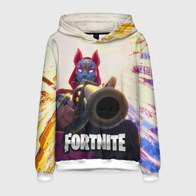 Мужская толстовка 3D с принтом FORTNITE в городе Новоалтайск, 100% полиэстер | двухслойный капюшон со шнурком для регулировки, мягкие манжеты на рукавах и по низу толстовки, спереди карман-кенгуру с мягким внутренним слоем. | fortnite | битва | игра | компьютерная игра | королевская | надпись | симулятор | фортнайт