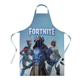 Фартук 3D с принтом FORTNITE в городе Новоалтайск, 100% полиэстер | общий размер — 65 х 85 см, ширина нагрудника — 26 см, горловина — 53 см, длина завязок — 54 см, общий обхват в поясе — 173 см. Принт на завязках и на горловине наносится с двух сторон, на основной части фартука — только с внешней стороны | fortnite | битва | игра | компьютерная игра | королевская | надпись | симулятор | фортнайт
