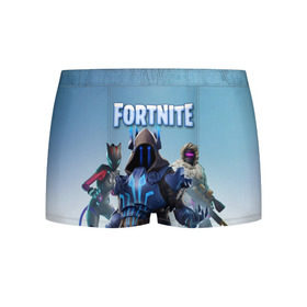 Мужские трусы 3D с принтом FORTNITE в городе Новоалтайск, 50% хлопок, 50% полиэстер | классическая посадка, на поясе мягкая тканевая резинка | fortnite | битва | игра | компьютерная игра | королевская | надпись | симулятор | фортнайт