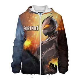Мужская куртка 3D с принтом FORTNITE в городе Новоалтайск, ткань верха — 100% полиэстер, подклад — флис | прямой крой, подол и капюшон оформлены резинкой с фиксаторами, два кармана без застежек по бокам, один большой потайной карман на груди. Карман на груди застегивается на липучку | fortnite | битва | игра | компьютерная игра | королевская | надпись | симулятор | фортнайт