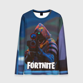 Мужской лонгслив 3D с принтом FORTNITE в городе Новоалтайск, 100% полиэстер | длинные рукава, круглый вырез горловины, полуприлегающий силуэт | fortnite | битва | игра | компьютерная игра | королевская | надпись | симулятор | фортнайт