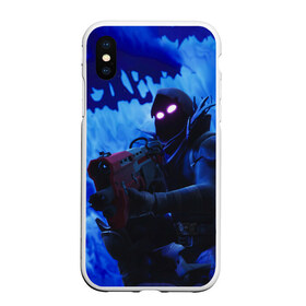 Чехол для iPhone XS Max матовый с принтом FORTNITE в городе Новоалтайск, Силикон | Область печати: задняя сторона чехла, без боковых панелей | Тематика изображения на принте: fortnite | битва | игра | компьютерная игра | королевская | надпись | симулятор | фортнайт
