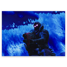 Поздравительная открытка с принтом FORTNITE в городе Новоалтайск, 100% бумага | плотность бумаги 280 г/м2, матовая, на обратной стороне линовка и место для марки
 | fortnite | битва | игра | компьютерная игра | королевская | надпись | симулятор | фортнайт
