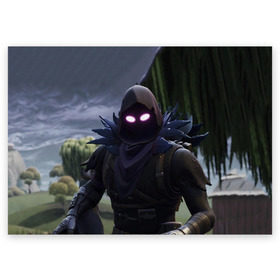 Поздравительная открытка с принтом FORTNITE в городе Новоалтайск, 100% бумага | плотность бумаги 280 г/м2, матовая, на обратной стороне линовка и место для марки
 | fortnite | битва | игра | компьютерная игра | королевская | надпись | симулятор | фортнайт