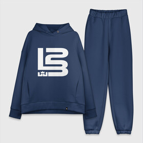 Женский костюм хлопок Oversize с принтом Lebron James в городе Новоалтайск,  |  | cavaliers | cleveland | coach | james | king | lakers | lebron | los angeles | nba | player | slam dunk | sport | team | баскетбол | борода | джеймс | игрок | кавальерс | калиф | кливленд | король | леброн | лейкерс | лос анджелес | нба | слэм д
