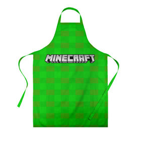 Фартук 3D с принтом Minecraft (Стиль рубашки) в городе Новоалтайск, 100% полиэстер | общий размер — 65 х 85 см, ширина нагрудника — 26 см, горловина — 53 см, длина завязок — 54 см, общий обхват в поясе — 173 см. Принт на завязках и на горловине наносится с двух сторон, на основной части фартука — только с внешней стороны | 