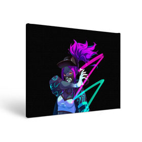 Холст прямоугольный с принтом KDA. Akali в городе Новоалтайск, 100% ПВХ |  | akali | game | kda | killer | legends | legue | legueoflegends | lol | mask | акали | вольная | игра | легенд | лига | лигалегенд | лол | маска