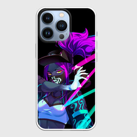 Чехол для iPhone 13 Pro с принтом KDA. Akali в городе Новоалтайск,  |  | akali | game | kda | killer | legends | legue | legueoflegends | lol | mask | акали | вольная | игра | легенд | лига | лигалегенд | лол | маска