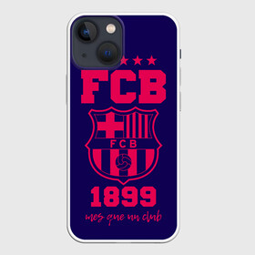 Чехол для iPhone 13 mini с принтом Барселона в городе Новоалтайск,  |  | barca | barcelona | barsa | fc barcelona | барса | барселона | боле | испания | каталонцы | клубная | лалига | сине гранатовые | фанатская | форма | футбол | футбольная | футбольный клуб