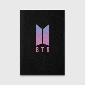 Обложка для паспорта матовая кожа с принтом BTS J-hope в городе Новоалтайск, натуральная матовая кожа | размер 19,3 х 13,7 см; прозрачные пластиковые крепления | Тематика изображения на принте: bts | j hope | бтс | группа | корейская | музыка | розовый | цветы | черный