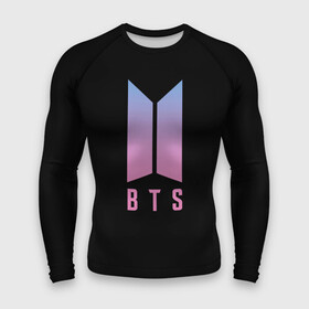 Мужской рашгард 3D с принтом BTS Jung Kook в городе Новоалтайск,  |  | bts | jung kook | бтс | группа | корейская | музыка | розовый | цветы | черный