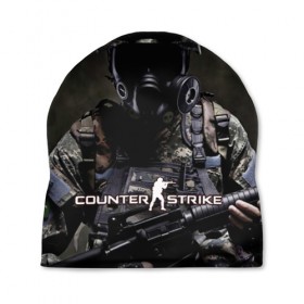 Шапка 3D с принтом Counter Strike в городе Новоалтайск, 100% полиэстер | универсальный размер, печать по всей поверхности изделия | counter strike | cs go | global offensive | игра | игры | компьютерные | контер страйк