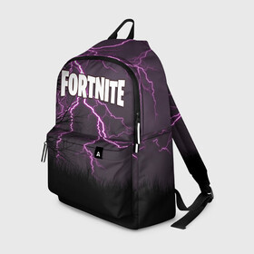 Рюкзак 3D с принтом FORTNITE в городе Новоалтайск, 100% полиэстер | лямки с регулируемой длиной, сверху петелька, чтобы рюкзак можно было повесить на вешалку. Основное отделение закрывается на молнию, как и внешний карман. Внутри два дополнительных кармана, один из которых закрывается на молнию. По бокам два дополнительных кармашка | fortnite | битва | игра | компьютерная игра | королевская | надпись | симулятор | фортнайт