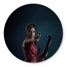 Коврик круглый с принтом Claire Redfield в городе Новоалтайск, резина и полиэстер | круглая форма, изображение наносится на всю лицевую часть | 2 | biohazard | claire | evil | horror | raccoon | resident | survival | t virus | t вирус | выживание | зла | кеннеди | клэр | леон | обитель | раккун | редфилд | скотт | ужас