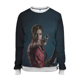 Женский свитшот 3D с принтом Claire Redfield в городе Новоалтайск, 100% полиэстер с мягким внутренним слоем | круглый вырез горловины, мягкая резинка на манжетах и поясе, свободная посадка по фигуре | 2 | biohazard | claire | evil | horror | raccoon | resident | survival | t virus | t вирус | выживание | зла | кеннеди | клэр | леон | обитель | раккун | редфилд | скотт | ужас