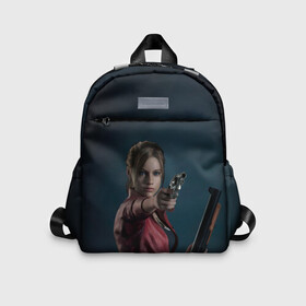 Детский рюкзак 3D с принтом Claire Redfield в городе Новоалтайск, 100% полиэстер | лямки с регулируемой длиной, сверху петелька, чтобы рюкзак можно было повесить на вешалку. Основное отделение закрывается на молнию, как и внешний карман. Внутри дополнительный карман. По бокам два дополнительных кармашка | 2 | biohazard | claire | evil | horror | raccoon | resident | survival | t virus | t вирус | выживание | зла | кеннеди | клэр | леон | обитель | раккун | редфилд | скотт | ужас