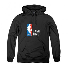 Женская толстовка хлопок с принтом NBA - Game Time в городе Новоалтайск, френч-терри, мягкий теплый начес внутри (100% хлопок) | карман-кенгуру, эластичные манжеты и нижняя кромка, капюшон с подкладом и шнурком | and1 | basketball | coach | game | james | jordan | lebron | mvp | nba | player | slam dunk | sport | streetball | team | баскетбол | баскетболист | бросок | джеймс | джордан | игра | игрок | леброн | мяч | нба | победа | слэм данк | спорт | тре
