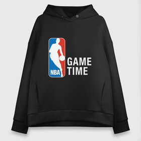Женское худи Oversize хлопок NBA - Game Time: в городе Новоалтайск, френч-терри — 70% хлопок, 30% полиэстер. Мягкий теплый начес внутри —100% хлопок | боковые карманы, эластичные манжеты и нижняя кромка, капюшон на магнитной кнопке | and1 | basketball | coach | game | james | jordan | lebron | mvp | nba | player | slam dunk | sport | streetball | team | баскетбол | баскетболист | бросок | джеймс | джордан | игра | игрок | леброн | мяч | нба | победа | слэм данк | спорт | тре