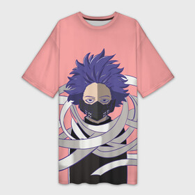 Платье-футболка 3D с принтом Супер в городе Новоалтайск,  |  | boku no hero academia | futari no hero | my hero academia | superhero | two heroes | аниме | всемогущий | идзуку | изуку | кацуки | манга | моя геройская академия | отяко | супергерои | тэнъя