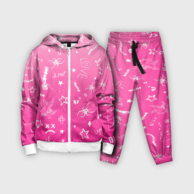 Детский костюм 3D с принтом Lil Peep tatu в городе Новоалтайск,  |  | hip hop | lil peep | lilpeep | lilpip | pink | rap | rep | runaway | лил пип | лилпип | реп | розовый | рэп | тату | татуировки лилпипа | хип хоп | эмо рэп