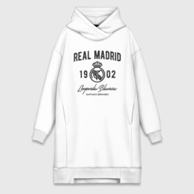 Платье-худи хлопок с принтом Реал Мадрид в городе Новоалтайск,  |  | los galacticos | los mereng | real madrid | real madrid club de futbol | галактикос | клубная | лалига | реал | реал мадрид | фанатская | футбол | футбольная | футбольный клуб