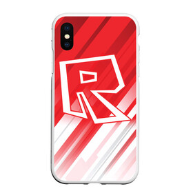 Чехол для iPhone XS Max матовый с принтом Роблокс в городе Новоалтайск, Силикон | Область печати: задняя сторона чехла, без боковых панелей | dynablocks | roblox | robux | белый | блоки | вселенная | герои | красный | кубики | роблокс | симулятор