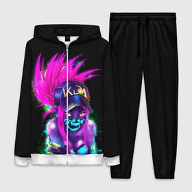Женский костюм 3D с принтом KDA. Akali в городе Новоалтайск,  |  | akali | game | kda | killer | legends | legue | legueoflegends | lol | mask | акали | вольная | игра | легенд | лига | лигалегенд | лол | маска