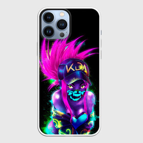 Чехол для iPhone 13 Pro Max с принтом KDA. Akali в городе Новоалтайск,  |  | akali | game | kda | killer | legends | legue | legueoflegends | lol | mask | акали | вольная | игра | легенд | лига | лигалегенд | лол | маска