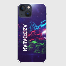 Чехол для iPhone 13 mini с принтом ,Azerbaijan(Азербайджан) в городе Новоалтайск,  |  | azerbaijan | flag | urban | азербайджан | город | мир | путешествие | символика | страны | флаг | флаги