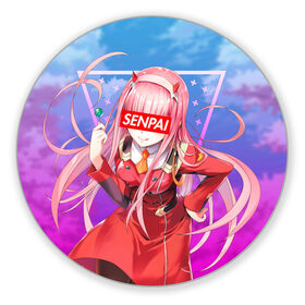 Коврик круглый с принтом Anime (Senpai 5) в городе Новоалтайск, резина и полиэстер | круглая форма, изображение наносится на всю лицевую часть | ahegao | anime | manga | sempai | senpai | аниме | ахегао | манга | семпай | сенпай