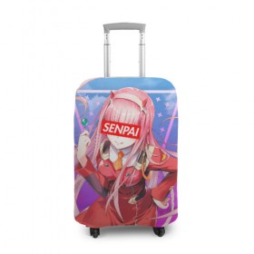 Чехол для чемодана 3D с принтом Anime (Senpai 5) в городе Новоалтайск, 86% полиэфир, 14% спандекс | двустороннее нанесение принта, прорези для ручек и колес | ahegao | anime | manga | sempai | senpai | аниме | ахегао | манга | семпай | сенпай