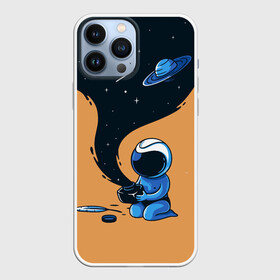 Чехол для iPhone 13 Pro Max с принтом Космонавт и чернила в городе Новоалтайск,  |  | Тематика изображения на принте: nasa | астронавт | астрономия | вселенная | звёзды | комета | космос | перо | планеты | скафандр | чернильница