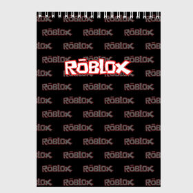 Скетчбук с принтом Roblox в городе Новоалтайск, 100% бумага
 | 48 листов, плотность листов — 100 г/м2, плотность картонной обложки — 250 г/м2. Листы скреплены сверху удобной пружинной спиралью | game | gamer | roblox | игры | логотип | роблокс