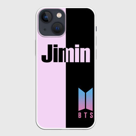 Чехол для iPhone 13 mini с принтом BTS Jimin в городе Новоалтайск,  |  | bts | jimin | бтс | группа | корейская | музыка | розовый | цветы | черный