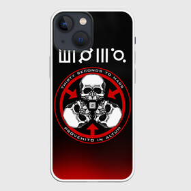 Чехол для iPhone 13 mini с принтом 30 Seconds to Mars в городе Новоалтайск,  |  | 30 seconds | 30 seconds to mars | 30 stm | mars | thirty seconds to mars | группы | джаред лето | музыка | рок
