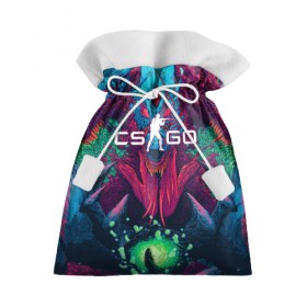 Подарочный 3D мешок с принтом CS-GO Hyper Beast в городе Новоалтайск, 100% полиэстер | Размер: 29*39 см | Тематика изображения на принте: 2019 | computer game | counter strike | cs | cs go | csgo | dota | dota2 | game | howl | hyperbeast | warning | автомат | вой | го | игрок | компьютерная игра | контр страйк | контра | кс | оружие | турнир