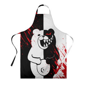 Фартук 3D с принтом MONOKUMA в городе Новоалтайск, 100% полиэстер | общий размер — 65 х 85 см, ширина нагрудника — 26 см, горловина — 53 см, длина завязок — 54 см, общий обхват в поясе — 173 см. Принт на завязках и на горловине наносится с двух сторон, на основной части фартука — только с внешней стороны | ahegao | anime | bear | blood | danganronpa | derector | despair | girls | happy | havoc | manga | monokuma | panda | red | robot | trigger | ultra | аниме | ахегао | директор | кровь | манга | медведь | монокума | панда | робот
