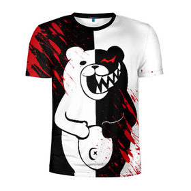 Мужская футболка 3D спортивная с принтом MONOKUMA в городе Новоалтайск, 100% полиэстер с улучшенными характеристиками | приталенный силуэт, круглая горловина, широкие плечи, сужается к линии бедра | ahegao | anime | bear | blood | danganronpa | derector | despair | girls | happy | havoc | manga | monokuma | panda | red | robot | trigger | ultra | аниме | ахегао | директор | кровь | манга | медведь | монокума | панда | робот